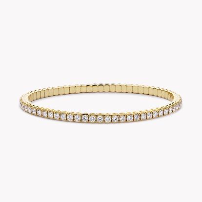 Expandable Diamond Bangle 4.21ct in 18ct Yellow Gold