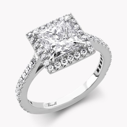 Celestial 2.02ct Botswana Diamond Cluster Ring in Platinum