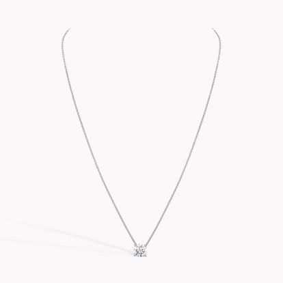 Contemporary Brilliant Cut 0.70ct Diamond Solitaire Pendant