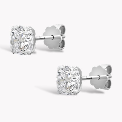 Windsor 4.48ct Cushion Diamond Ear Studs