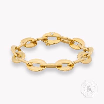 Valkyrie 0.088ct Diamond Oval Chain Link Classic Bracelet