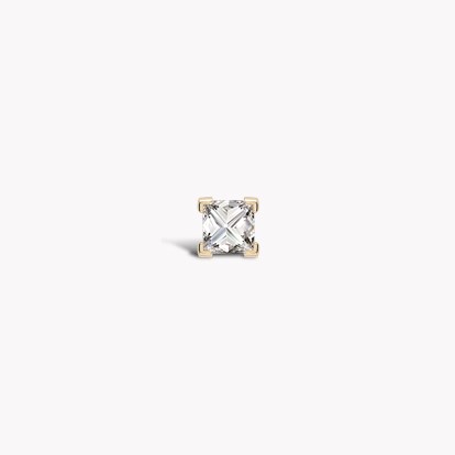 RockChic Diamond Solitaire Earring 0.19ct in 18ct Yellow Gold