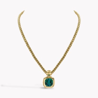 Masterpiece Portrait Setting 15.46ct Nigerian Tourmaline Pendant