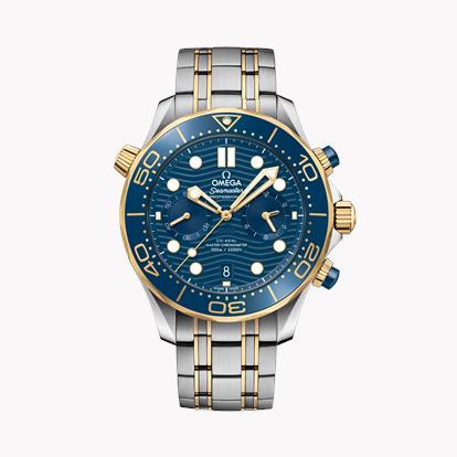 OMEGA Seamaster Diver 300m O21020445103001 Watch 44mm Blue Dial Baton Numerals