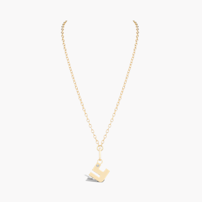 Letter Y Diamond Pendant Charm