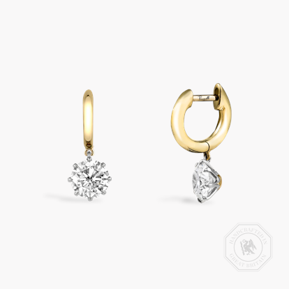 Legacy Brilliant Cut 3.02ct Diamond Drop Earrings