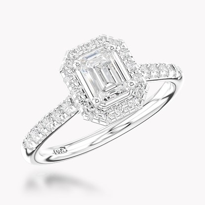 0.50ct Diamond Cluster Ring Platinum Celestial Setting