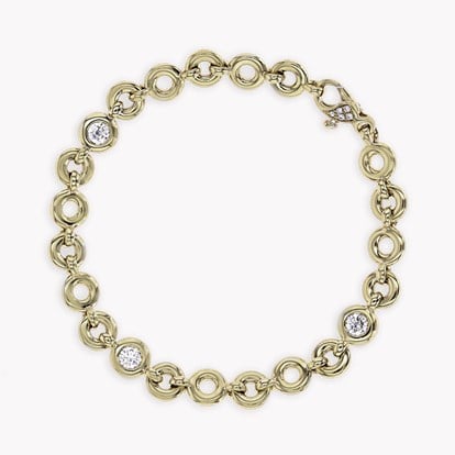 RockChain Diamond Bracelet 0.92ct in 18ct Yellow Gold