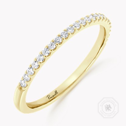 Brilliant Cut Diamond Half Eternity Ring
