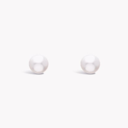 Akoya Pearl Stud Earrings in 18ct Yellow Gold