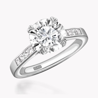 Gatsby 2.01ct Diamond Solitaire Ring in Platinum