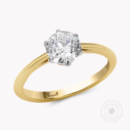 Coronet Old Cut 0.865ct Diamond Ring