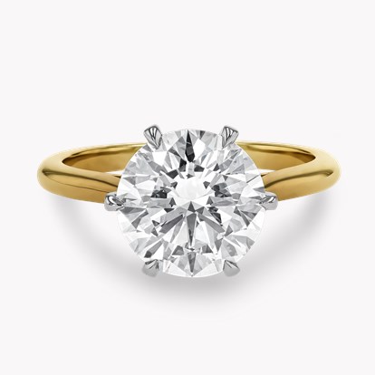 Classic Six-Claw 3.01ct Brilliant Cut Diamond Ring