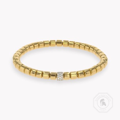 Amalfi 0.36ct Diamond Medium Angular Link Expandable Bangle
