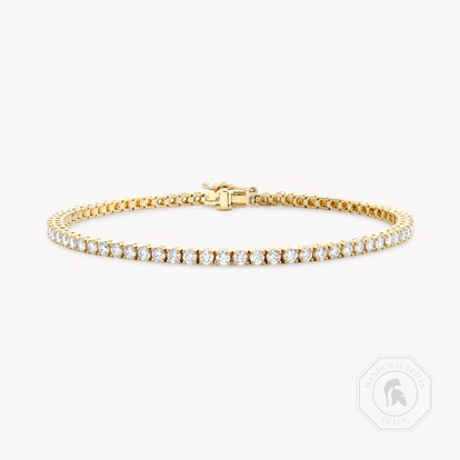 Brilliant Cut Diamond Line Bracelet