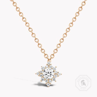 Star Struck Diamond Pendant 0.48ct in 18ct Rose Gold