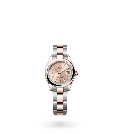 Rolex Lady-Datejust Oyster, 28 mm, Oystersteel and Everose gold
