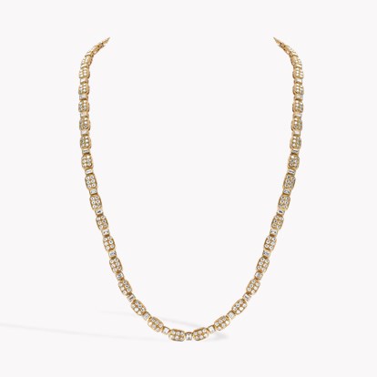 1990s Boucheron Convertible Diamond Necklace/Bracelet 20.00ct in 18ct Yellow Gold