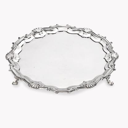 Silver George II Salver W.P., 1752