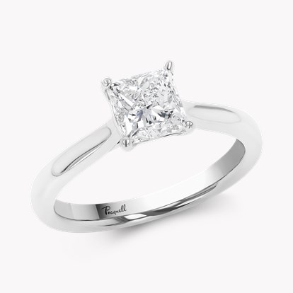 Gaia 1.20ct Princess Cut Diamond Ring in Platinum