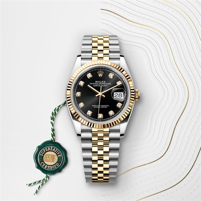 Datejust 36, Oyster, 36 mm, Oystersteel and yellow gold watch