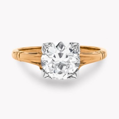 Old Cut 1.78ct Diamond Solitaire Ring