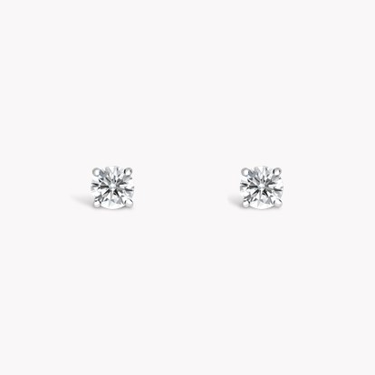 Diamond Stud Earrings 0.30ct in 18ct White Gold