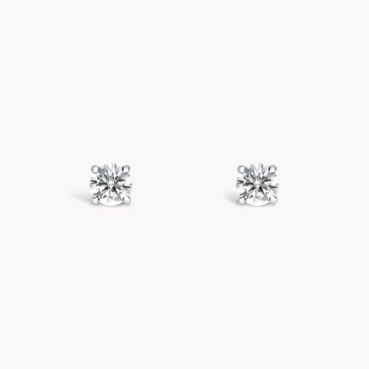 Diamond Stud Earrings 0.30ct in 18ct White Gold