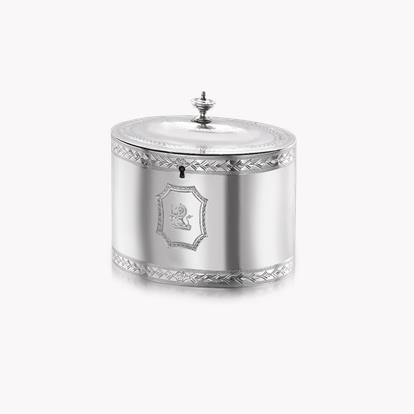 Silver George III Tea Caddy William Schofield, 1789