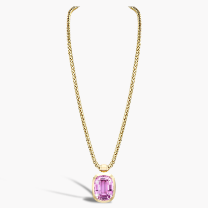 Masterpiece Portrait Setting 153.09ct Kunzite Solitaire Pendant