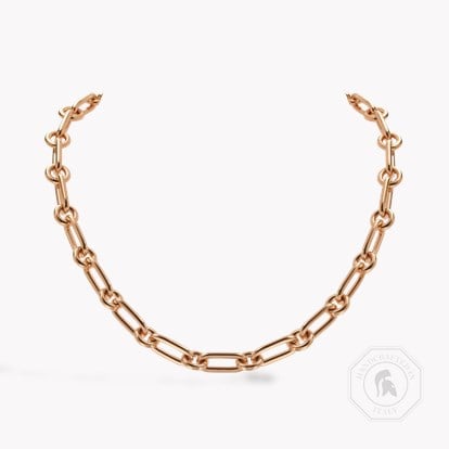 Mini Havana 0.10ct Diamond Necklace in 18ct Rose Gold