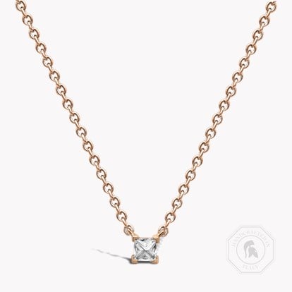 RockChic Diamond Solitaire Necklace
