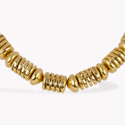 Marina B Modernist Spring Collar Necklace