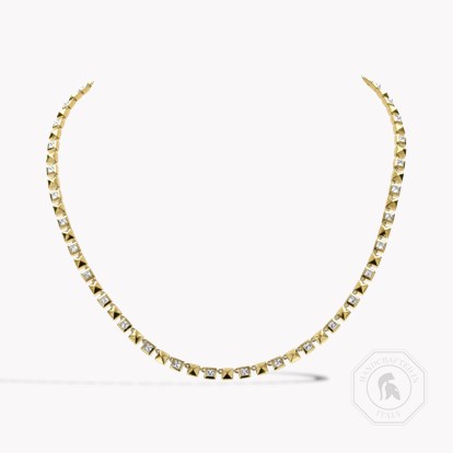 RockChic 3.25ct Inverted Princess Cut Diamond Necklace