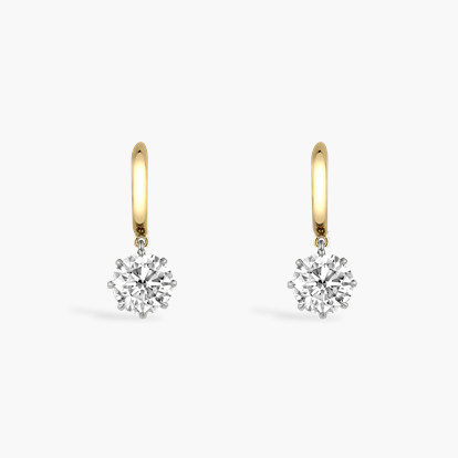 Legacy Brilliant Cut 3.02ct Diamond Drop Earrings