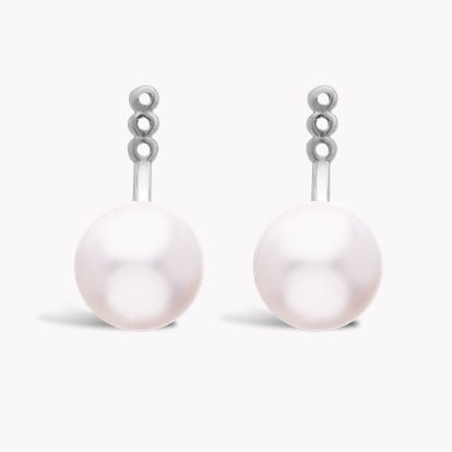 Celia Akoya Pearl Set in 18ct White Gold