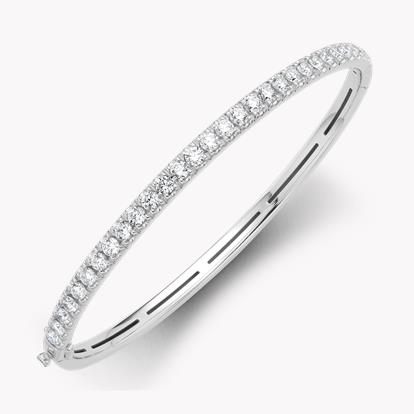 Diamond Half Hoop Bangle