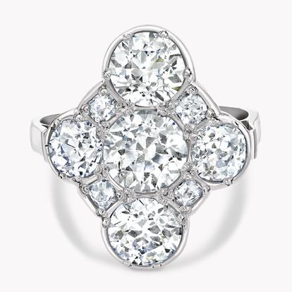 Art Deco Diamond Cluster Ring