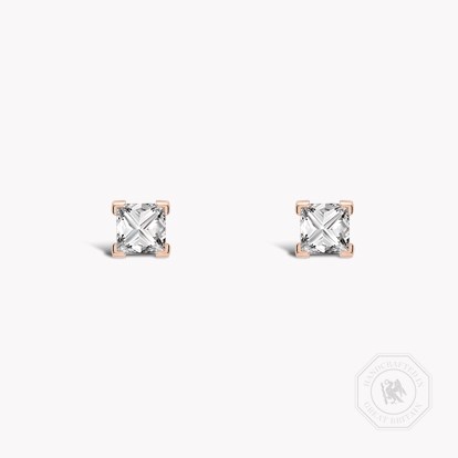 RockChic Diamond Solitaire Earrings