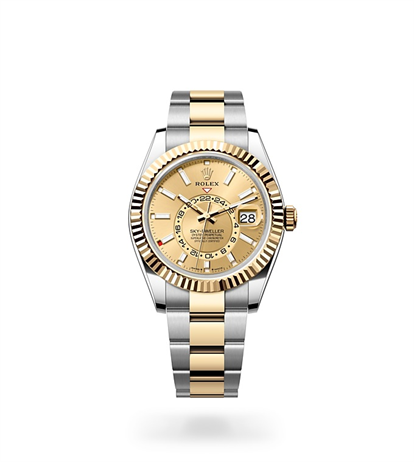 Rolex Sky-Dweller Oyster, 42 mm, Oystersteel and yellow gold