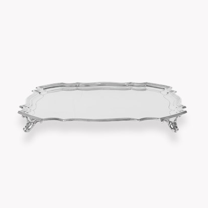 Silver George V Salver Walker & Hall, 1934