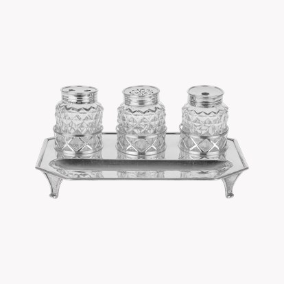 Silver George III Inkstand H. Green, 1778