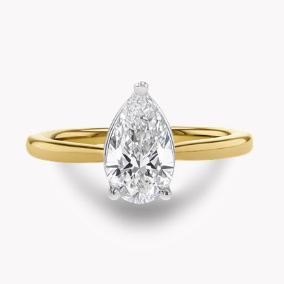 Gaia 1.20ct Pear Shaped Diamond Ring