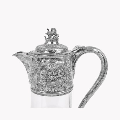Silver Victorian Mounted Claret Jug