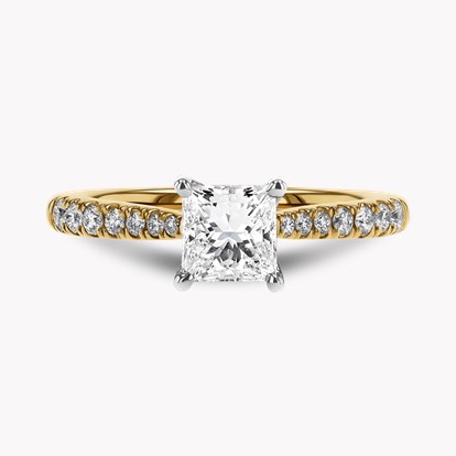 Celestial Princess Cut 0.90ct Diamond Solitaire Ring
