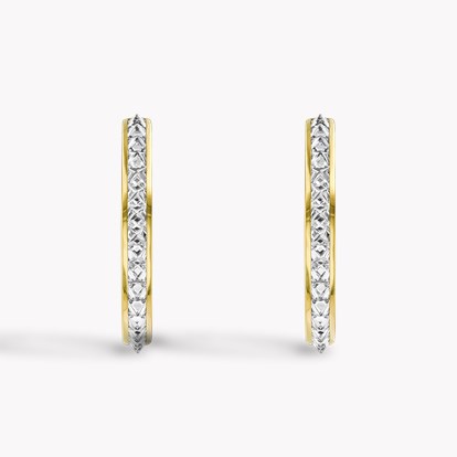 RockChic 4.62ct Large Inverted Diamond Hoop Earrings