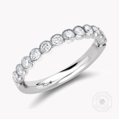 Diamond Dot Half Eternity Ring
