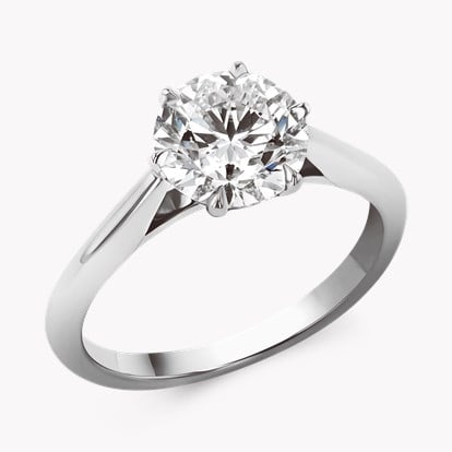 Classic Six-Claw 2.03ct Brilliant Cut Diamond Ring