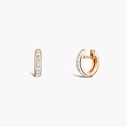 RockChic Diamond Hoop Earrings 0.36ct in 18ct Rose Gold