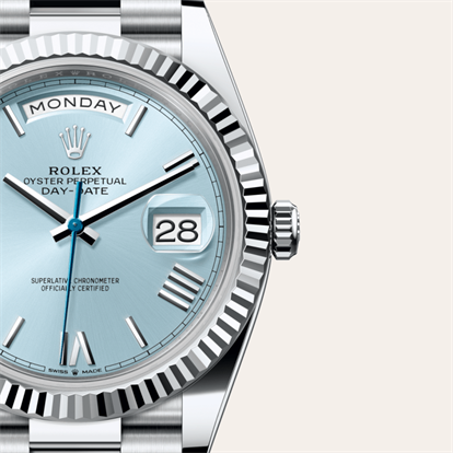 Day-Date 40, Oyster, 40 mm, platinum watch